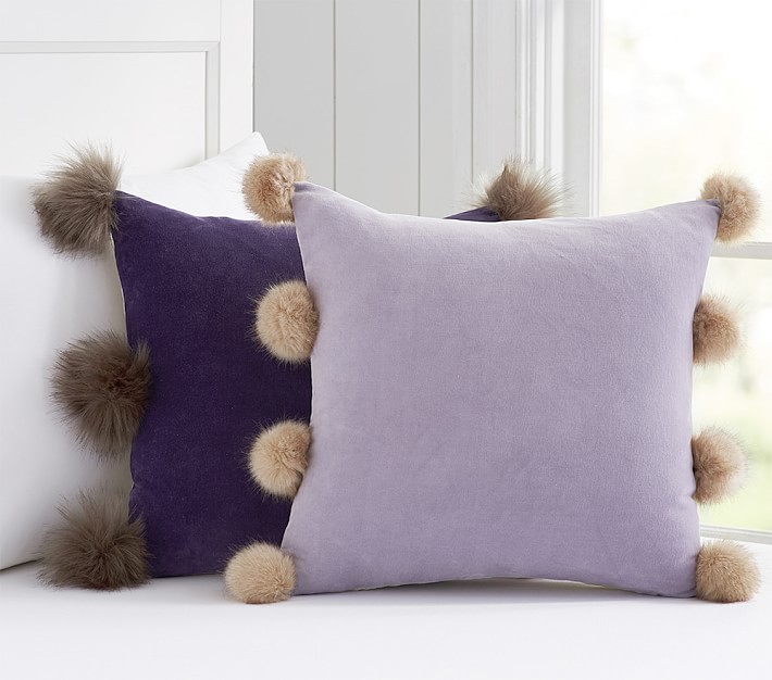 Pottery barn pom pom clearance pillow