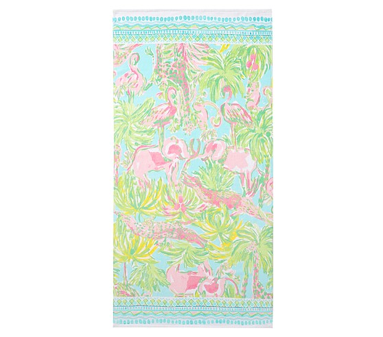 Lilly Pulitzer Jungle Kids Beach Towel | Pottery Barn Kids