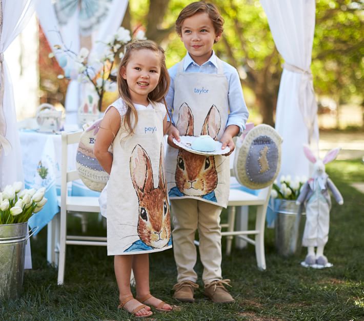Bunny Apron | Easter Table Decor | Pottery Barn Kids