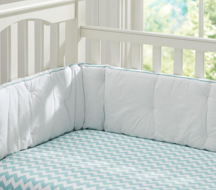 Chevron shop crib bumper