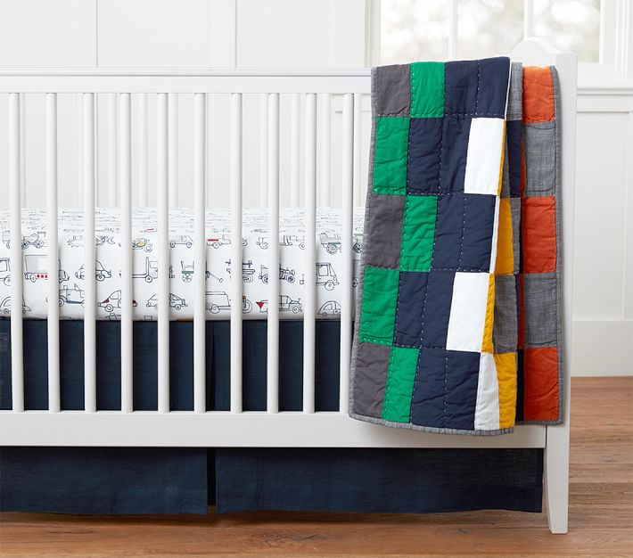 Logan Crib Bedding Set | Pottery Barn Kids