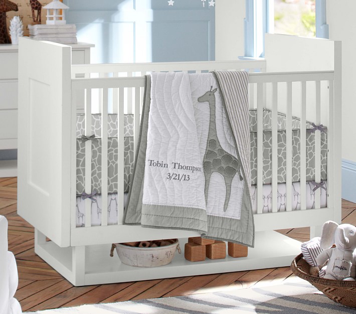 Pottery barn shop baby crib bedding