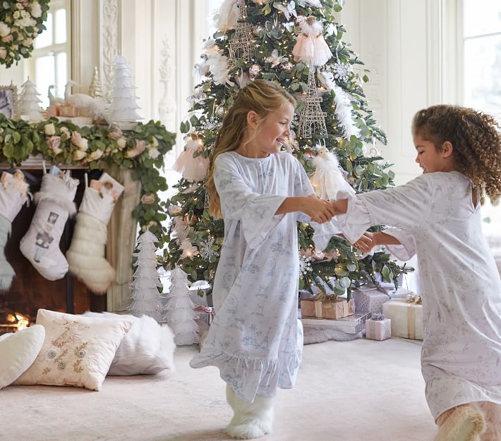 Monique Lhuillier Paris Toile Girls' Nightgown Pottery Barn Kids