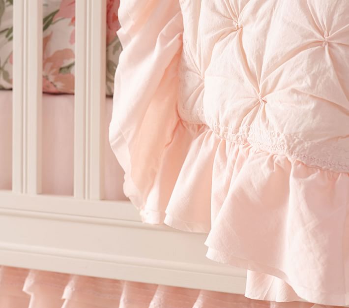 Sadie Ruffle Crib Bedding Sets | Pottery Barn Kids