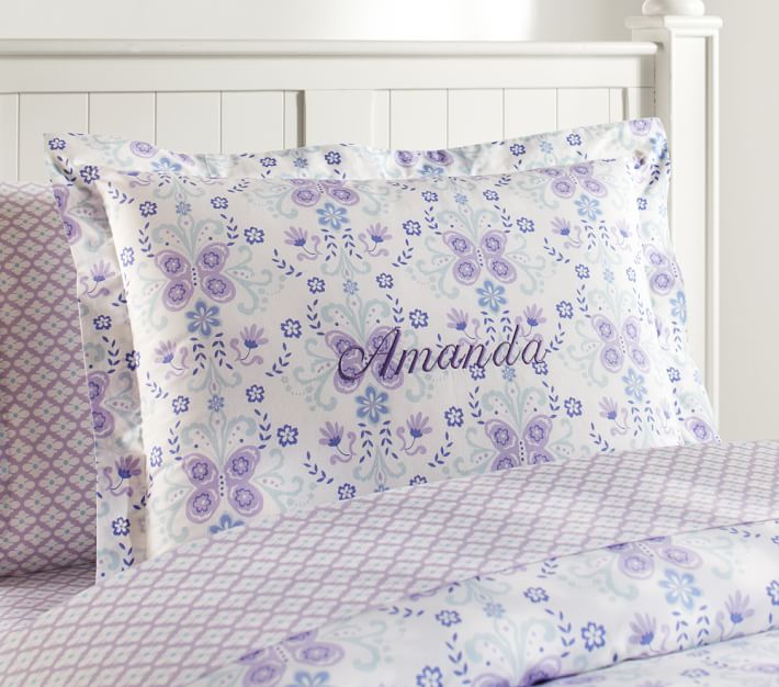 Ivy Damask Duvet Cover | Pottery Barn Kids