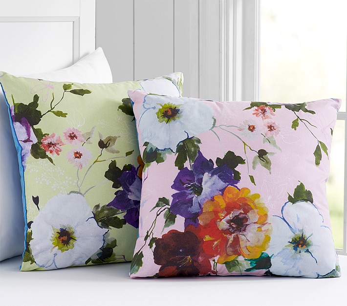 Floral pillows shop pottery barn