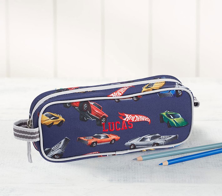 Frozen Character Single Zipper Snow Blue Pencil Case