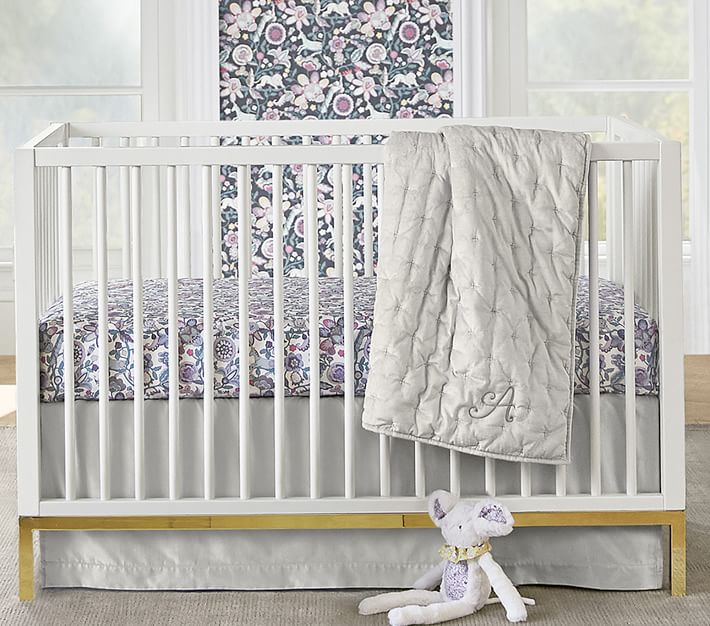 Pottery barn crib outlet skirt