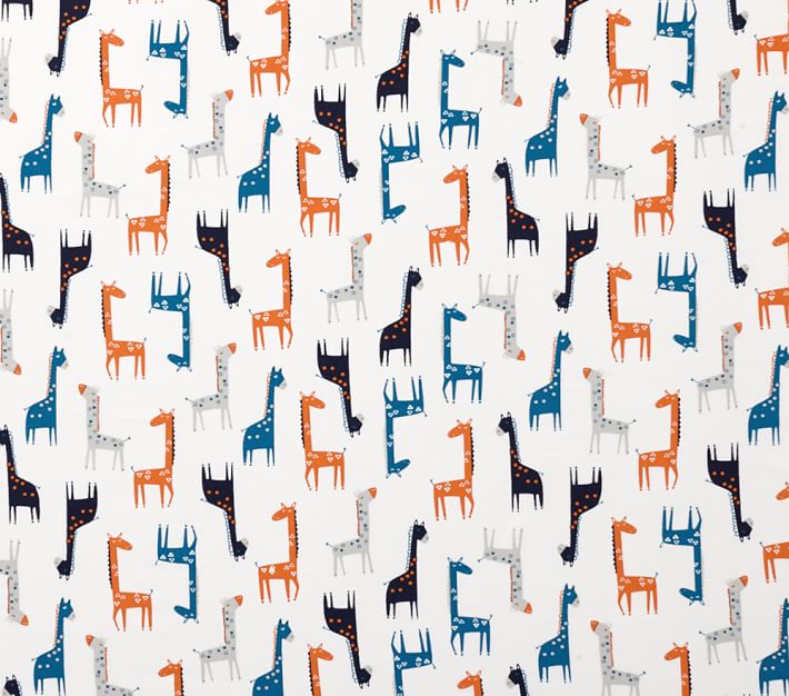 Harper Giraffe Crib Sheets Pottery Barn Kids