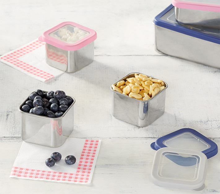 Bentgo Kids Durable & Leak Proof Pink Dots Children's Lunch Box - Gray, 1  ct - Pay Less Super Markets