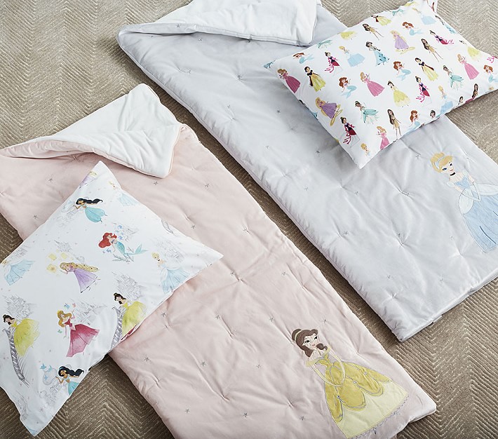 Princess sleeping bag online with pillow