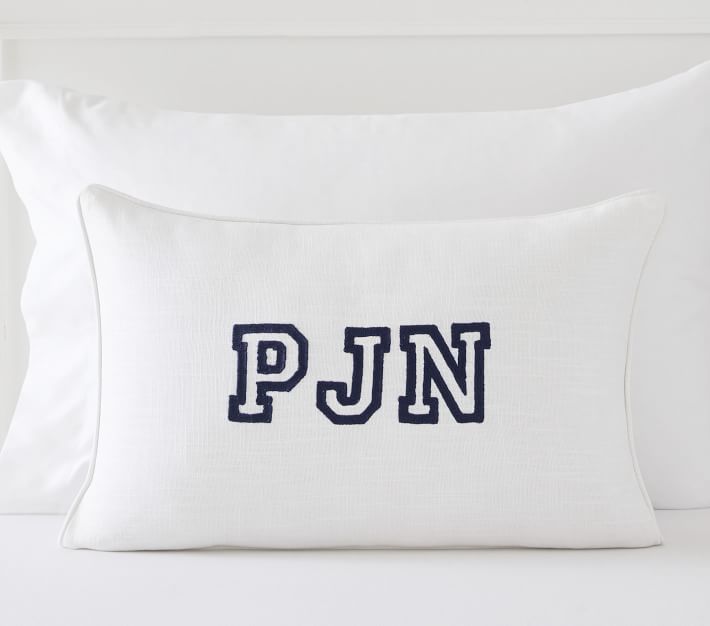 monogram pillow case