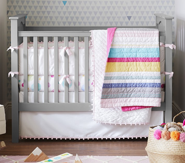 Pom Pom Crib Bedding Sets Pottery Barn Kids