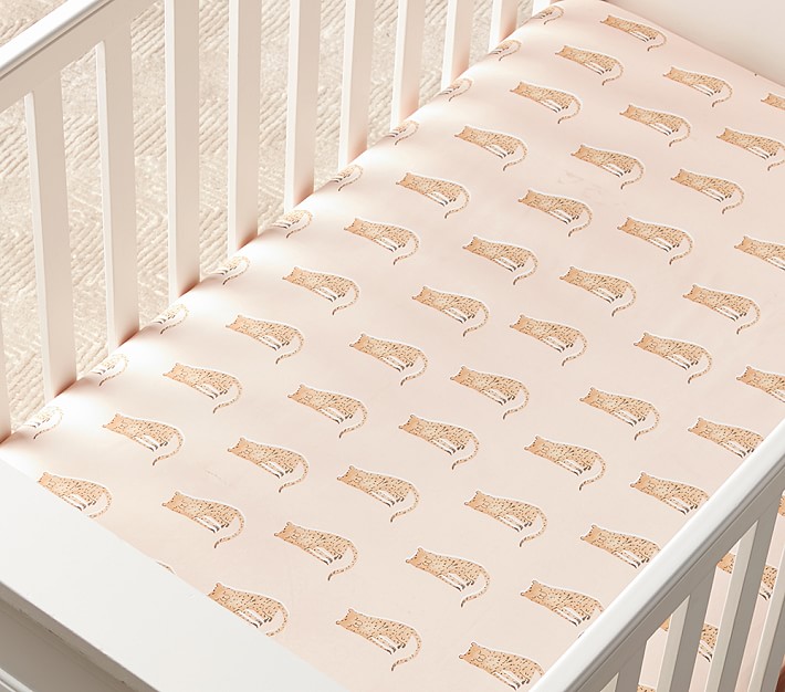 Cheetah crib bedding discount set