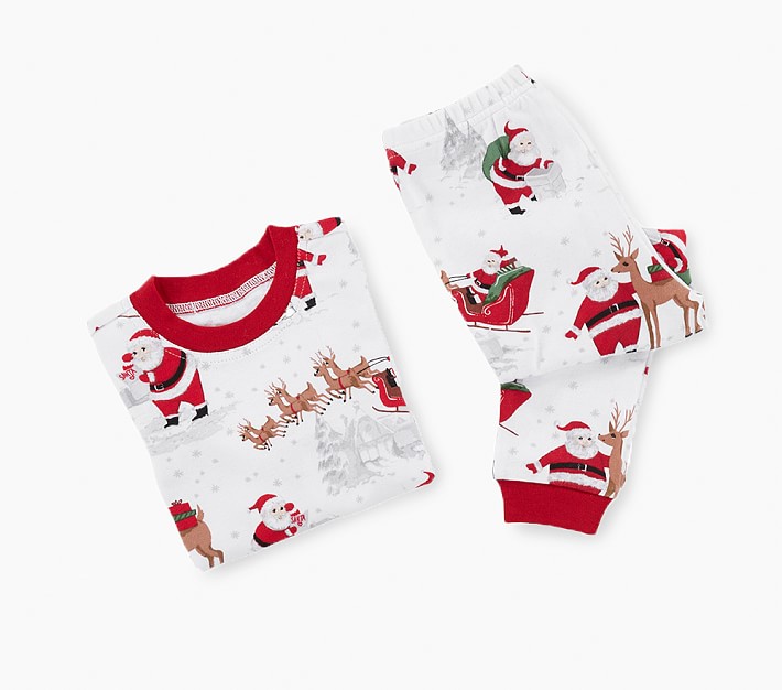 Heritage Santa Family Pajama Collection Pottery Barn Kids