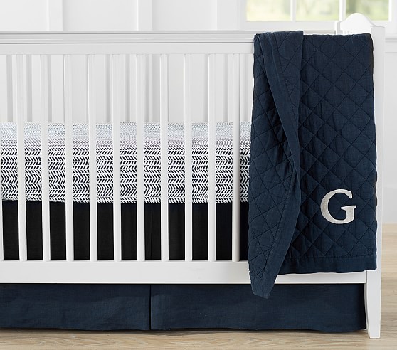 BreathableBaby® for Pottery Barn Baby Linen Mesh Liner, Crib Bedding