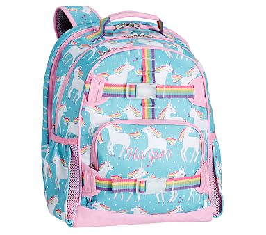 Mackenzie Aqua Unicorn Parade Backpacks