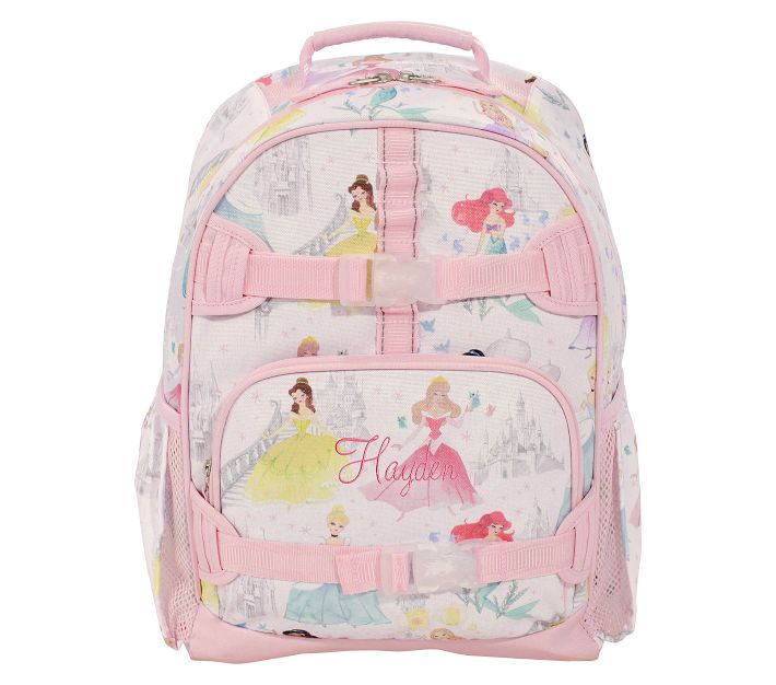 Mackenzie Disney Princess Castle Shimmer Backpacks | Pottery Barn Kids