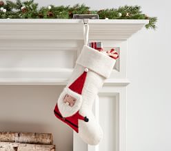 west elm x pbk Modern Santa Felt Stocking