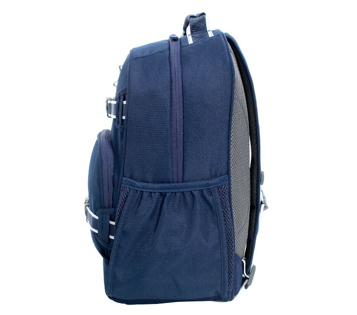 Mackenzie Navy Solid Backpacks