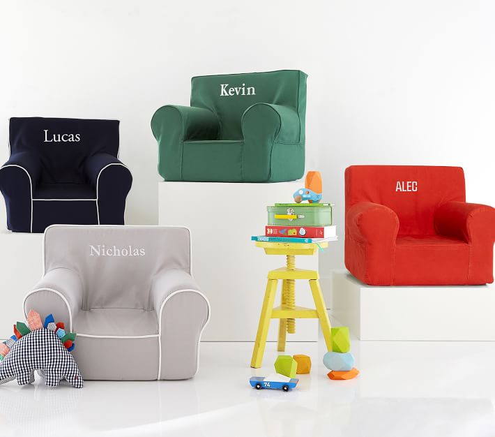 Kids Anywhere Chair®, Forest Green Twill Slipcover Only Pottery Barn Kids