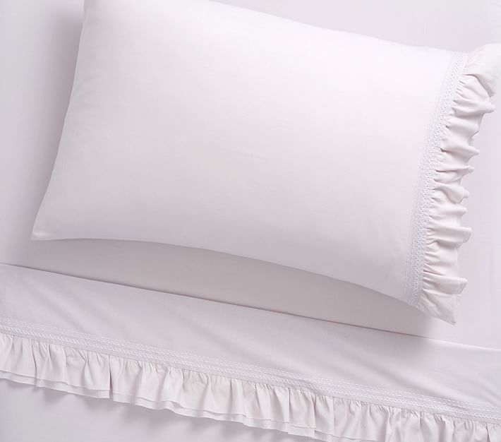Sadie Ruffle Kids' Sheet Set Pottery Barn Kids