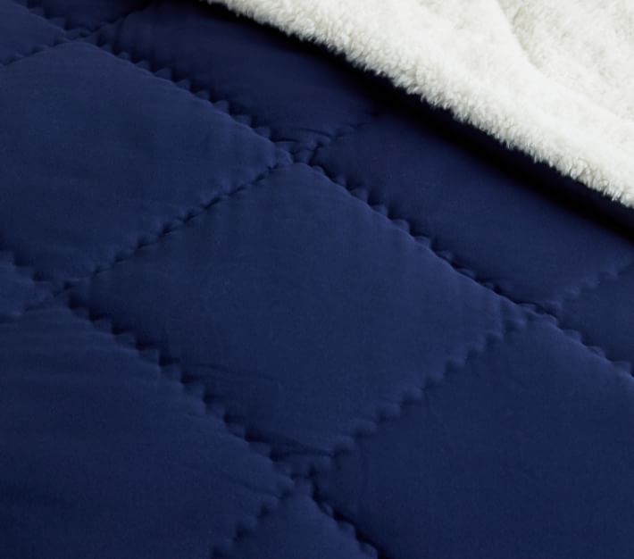 Super Soft Sherpa Comforter & Shams Pottery Barn Kids