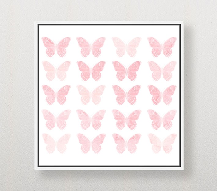 Pastel Butterflies Wall Art Pottery Barn Kids