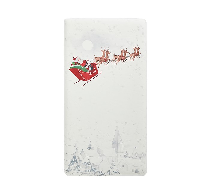 Santa crib hot sale sheet