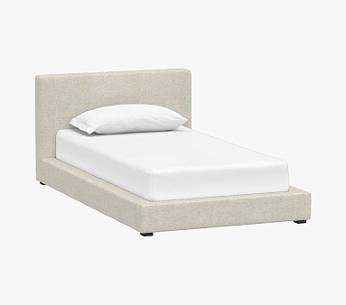 west elm x pbt Timo Corner Upholstered Bed, Teen Bed