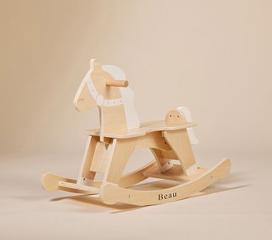 Wooden Horse Nursery Rocker | Pottery Barn Kids