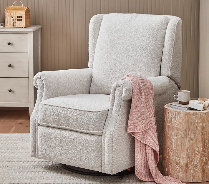 Minna Manual Power Swivel Recliner Pottery Barn Kids