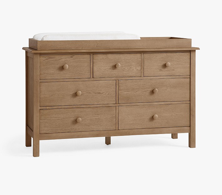 Kendall extra wide shop dresser and topper set