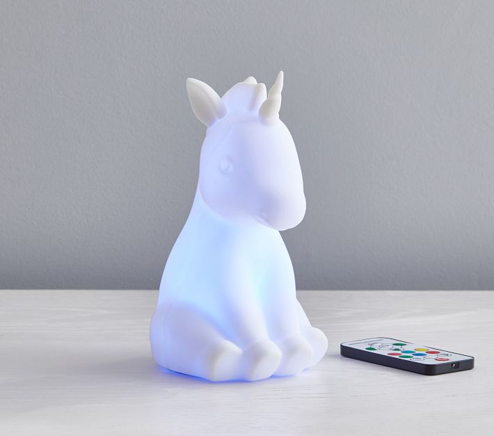 Unicorn Glowing Friends Silicone Nightlight Pottery Barn Kids