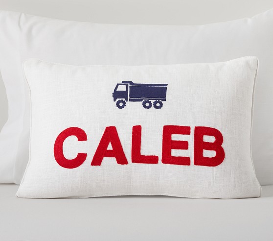 Truck Personalized Pillow Cover | Pottery Barn Kids