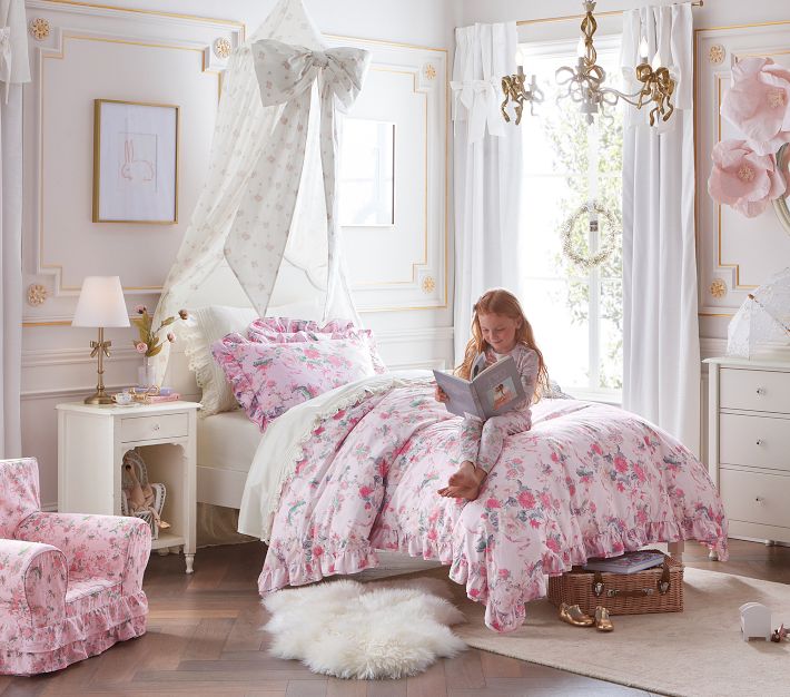 Housse de couette gaze de coton bio Lou CAMIF-240 x 220 cm-Brique