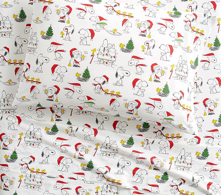 Organic Peanuts&#174; Holiday Sheet Set & Pillowcases
