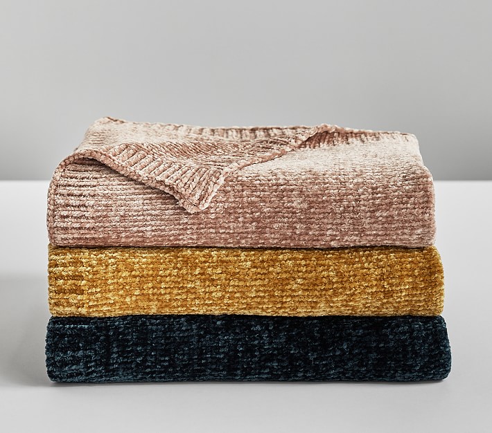 West elm best sale chenille blanket