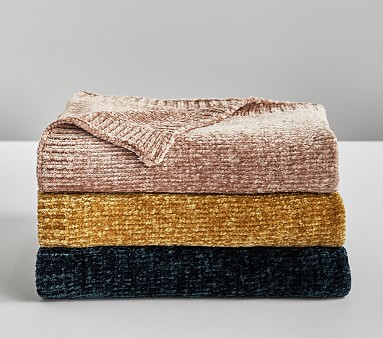 West elm best sale luxe chenille throw