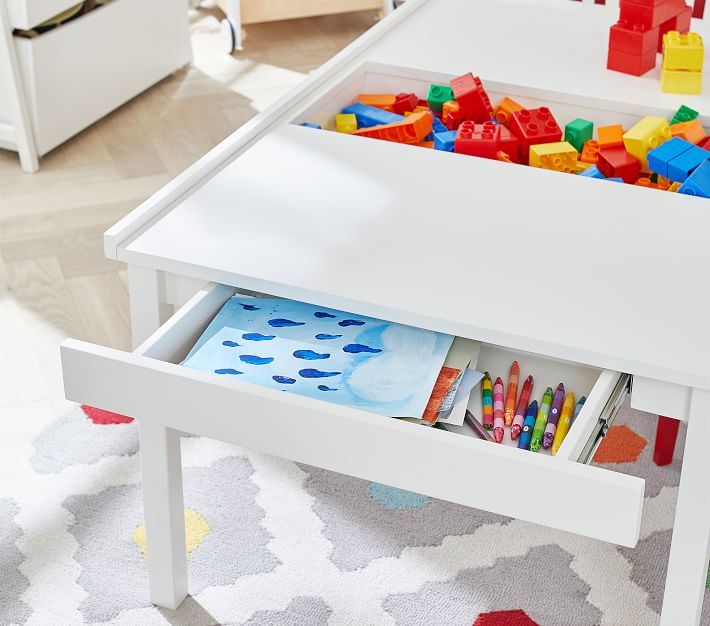 Kids table with drawers sale