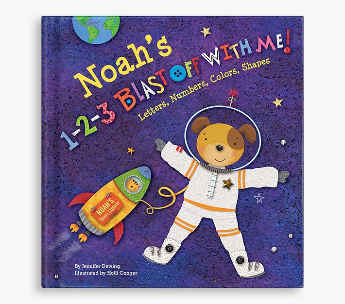 1-2-3 Blast Off with Me! Personalized Book