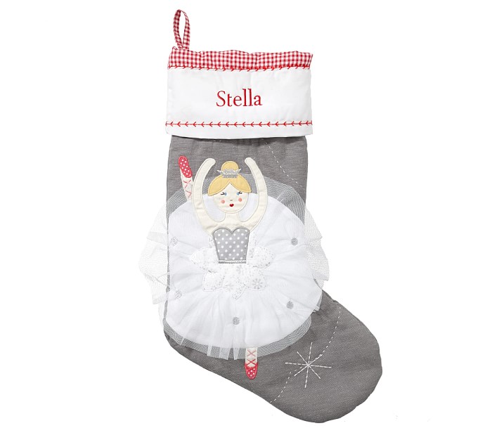 Quilted Stocking- Ballerina LS