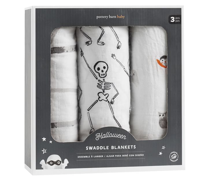 Halloween Baby Swaddle Set Pottery Barn Kids