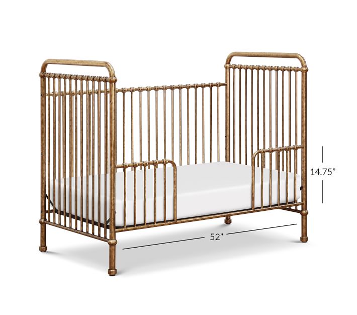 Namesake Abigail 3 in 1 Metal Convertible Crib Pottery Barn Kids