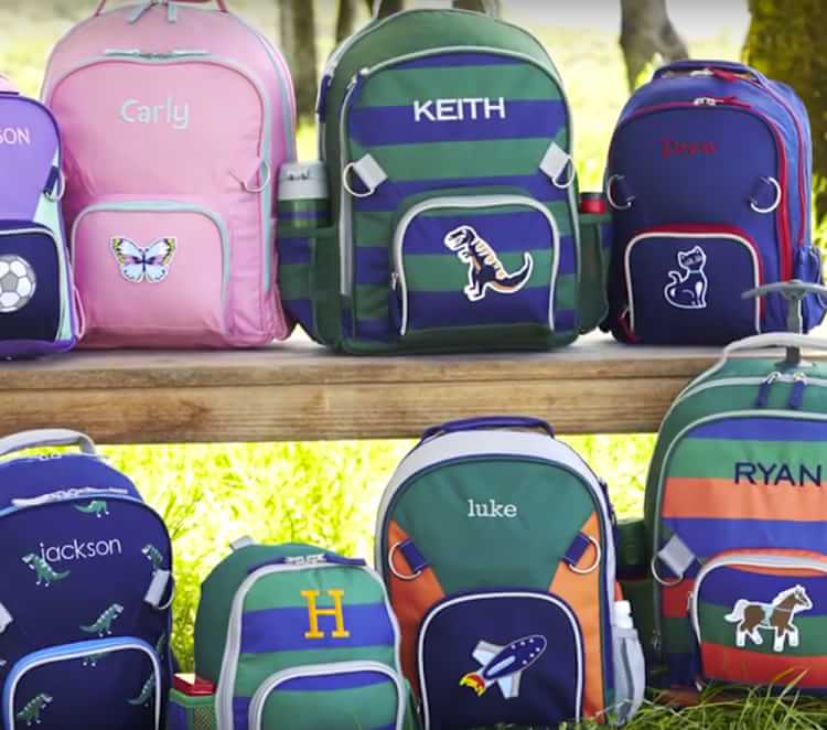 Fairfax Rainbow Multi Stripe Spinner Kids Luggage Pottery Barn Kids