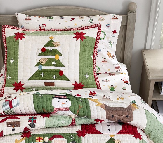 Holiday Heritage Quilt & Shams | Pottery Barn Kids