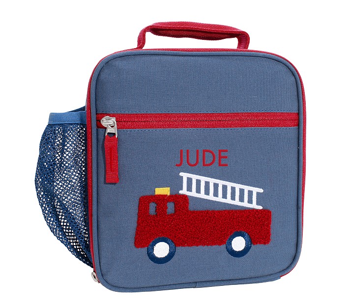 Firetruck Lunchbox and Thermos Bottle