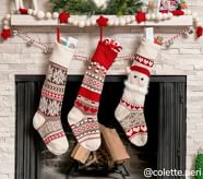 Classic Fair Isle Christmas Stocking Collection | Pottery Barn Kids