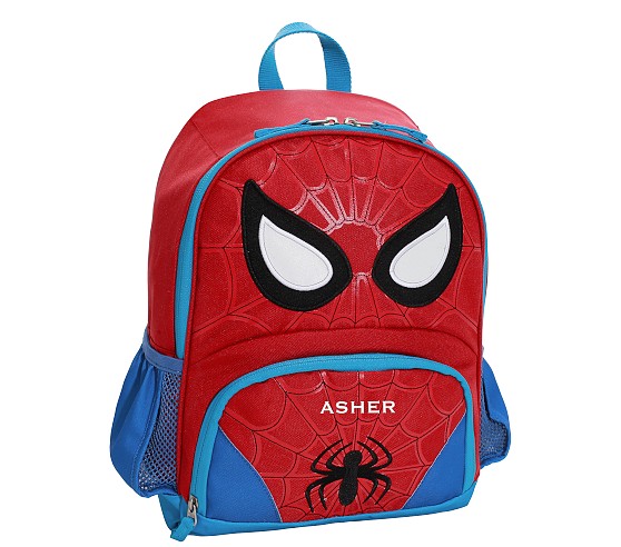 포터리반 Potterybarn Mackenzie Marvels Spider-Man Critter Glow-in-the-Dark Backpacks