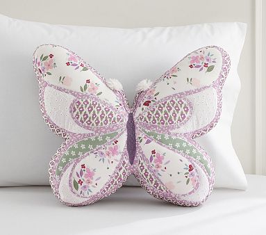 Butterfly Shaped Pillow | Pottery Barn Kids